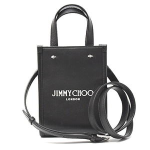 Jimmy Choo Women's Tote Bag MINI N S TOTE Leather Black JIMMY CHOO